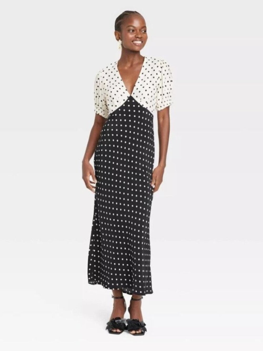 A New Day Polka Dot Dress - Size L